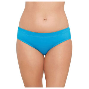 Women's Eco Beach Rib Hipster Bikini Swim Bottom Blue XL Sustainably Sourced NWT